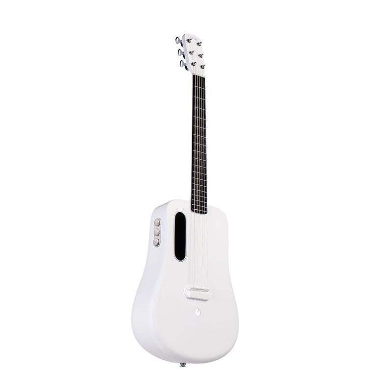 LAVA ME 2 AirSonic carbon fiber freeboost acoustic electric Guitar White Delay Chorus Reverb effects